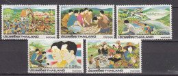 Thailand 1984 Mi#1079-1083 Mint Never Hinged - Thaïlande