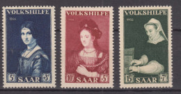 Saar Sarre 1956 Mi#376-378 Mint Never Hinged - Unused Stamps