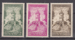 Saar Sarre 1956 Mi#373-375 Mint Never Hinged - Unused Stamps