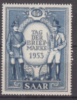 Saar Sarre 1953 Mi#342 Mint Never Hinged - Ungebraucht