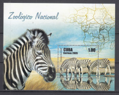 Cuba 2005 Animals Block, Mint Never Hinged - Ongebruikt