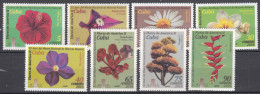 Cuba 2016 Flowers, Mint Never Hinged Complete Set - Ongebruikt