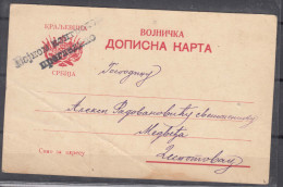 Serbia In WWI, Postal Card, Military Censor Postmark - Serbie