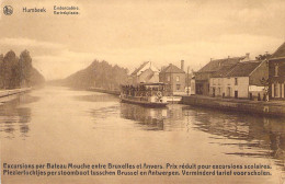 BELGIQUE - HUMBEEK - Embarcadère - Excursions Par Bateau Mouche Entre Bruxelles Et Anvers - Carte Postale Ancienne - Andere & Zonder Classificatie