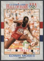 UNITED STATES 1991 - U.S. OLYMPIC CARDS HALL OF FAME # 25 OLYMPIC GAMES 1976 / 1984 / 1988 - EDWIN MOSES - ATHLETICS - G - Andere & Zonder Classificatie