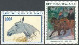 Mali, 1967, Horse, Art, Paintings; Toulouse-Lautrec - Mali (1959-...)