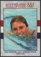 UNITED STATES 1991 - U.S. OLYMPIC CARDS HALL OF FAME # 37 - OLYMPIC GAMES TOKYO '64 - DONNA De VARONA - SWIMMING - G - Autres & Non Classés