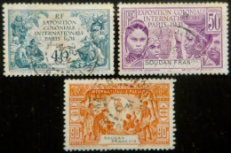 LP3137/506 - 1931 - COLONIES FRANÇAISES - SOUDAN FR. - N°89-90-91 Oblitérés - Gebraucht