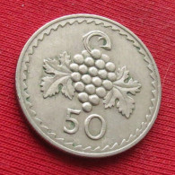 Cyprus 50 Mils 1973  Chipre Chypre Cipro Zypern Wºº - Chypre