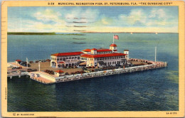 Florida St Petersburg Municipal Recreation PIer 1942 Curteich - St Petersburg