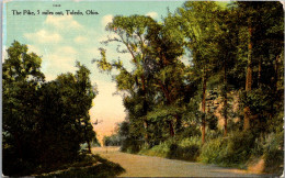 Ohio Toledo The Pike 5 Miles Out Curteich - Toledo