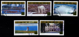 Canada (Scott No.1990a-e - Attraits Touristiques / Tourist Attraction) (o) VF Set Of 5 - Oblitérés