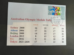 (1 R 39) CLEARANCE SPECIAL - Olympic Games - Australian Olympic Medals Tally (up To Tokyo JO Games) - Brieven En Documenten