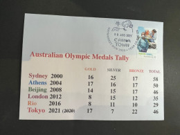 (1 R 39) CLEARANCE SPECIAL - Olympic Games - Australian Olympic Medals Tally (up To Tokyo JO Games) - Lettres & Documents