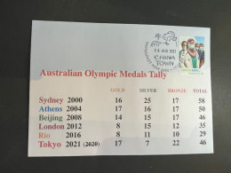 (1 R 39) CLEARANCE SPECIAL - Olympic Games - Australian Olympic Medals Tally (up To Tokyo JO Games) - Lettres & Documents