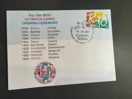 (1 R 39) CLEARANCE SPECIAL - XXXII Olympiad (Top 10 Best Opening Ceremony) - Lettres & Documents