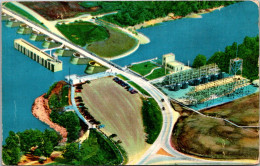 Oklahoma Aerial View Of Approach To Grand River Dam - Sonstige & Ohne Zuordnung