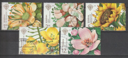 Rumänien 2019 Flowers Blumen Für Die Honigproduktion Mi 7563 - 7567 Gestempelt Used - Used Stamps