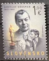 SLOVAKIA 2021 Filmography - 100th Birthday Of Novelist And Screenwriter Ladislav Grosman Postally Used MICHEL # 924 - Usati