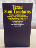 Texte Zum Tractatus, - Philosophy