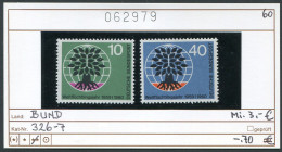 Bundesrepublik 1960 - Deutschland 1960 - Allemagne 1960 - RFA 1960 - Michel 326-327 - ** Mnh Neuf Postfris - Ungebraucht