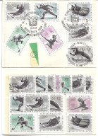 1069s: Österreich 1963, Olympia Innsbruck 1964: Serie **/o/ Sonderstempel, ANK 30.- - Inverno1964: Innsbruck