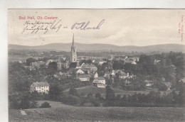 C9137) BAD HALL - OÖ - Häuser Details Richtung KIRCHE 1906 - Bad Hall