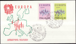 Europa CEPT 1972 Italie - Italy - Italien FDC3 Y&T N°1099 à 1100 - Michel N°1364 à 1365 - 1972