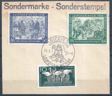 Sondermarke/Sonderstempel  "Leipziger Messe"      1948/57 - Gebraucht