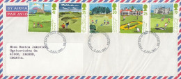 FDC GREAT BRITAIN 1522-1526 - Golf