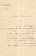 PENSIONNAT DE LA PROVIDENCE DIEPPE LETTRE DE VOEUX BONNE ANNEE 1903 - Manuscrits