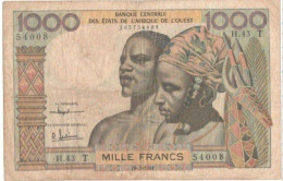 West Africa Togo 1000 Francs 1961 - Togo