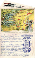FRANCE / CARTE LETTRE PRIVEE L'ALSACE CARREFOUR DU TOURISME INTERNATIONAL  ECRITE DE 1956 - Other & Unclassified
