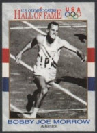 UNITED STATES 1991 - U.S. OLYMPIC CARDS HALL OF FAME # 43 OLYMPIC GAMES MELBOURNE '56 - BOBBY JOE MORROW - ATHLETICS - G - Andere & Zonder Classificatie