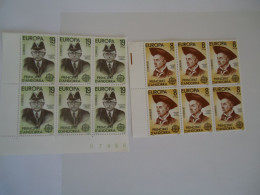 ANDORRA SPAIN     MNH STAMPS   BLOCK OF  6  EUROPA  1980 - Other & Unclassified