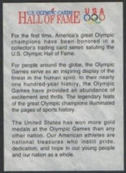 UNITED STATES 1991 - U.S. OLYMPIC CARDS HALL OF FAME # 87 - HALL OF FAME HISTORY - G - Andere & Zonder Classificatie