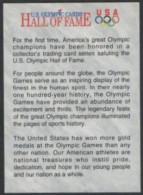 UNITED STATES 1991 - U.S. OLYMPIC CARDS HALL OF FAME # 87 - HALL OF FAME HISTORY - G - Altri & Non Classificati