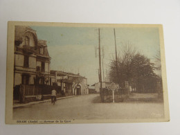 AUDE-BRAM-AVENUE DE LA GARE ANIMEE - Bram