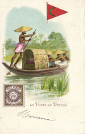 PC POSTS OF THE WORLD, LA POSTE AU DECCAN, Vintage LITHO Postcard (b47863) - Poste & Facteurs