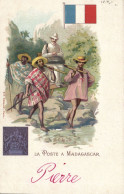 PC POSTS OF THE WORLD, LA POSTE A MADAGASCAR, Vintage LITHO Postcard (b47871) - Poste & Facteurs