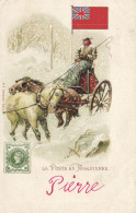 PC POSTS OF THE WORLD, LA POSTE EN ANGLETERRE, Vintage LITHO Postcard (b47887) - Poste & Facteurs