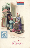 PC POSTS OF THE WORLD, LA POSTE AU MONTENEGRO, Vintage LITHO Postcard (b47888) - Poste & Facteurs