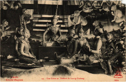 PC THATRE DE LUANG-PRABANG UNE SCENE LAOS INDOCHINA (a37843) - Laos