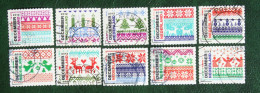 Decemberzegels Weihnachten Christmas Noel NVPH 3002-3011 (Mi 3051-3060) 2012 Gestempeld / USED NEDERLAND / NIEDERLANDE - Used Stamps