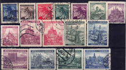 YT 20 à 36 Incomplet - Used Stamps