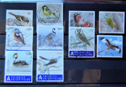 Suisse Switzerland - Serie De 10 Oiseaux 2006 , 2007 , 2008 Oblitérés - Collections, Lots & Séries