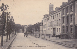 1912  LISIEUX Le Boulevard Duchesne Fournet Timbrée Correspondance - Lisieux