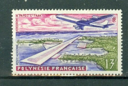 POLYNESIE - P.A. N°5* MH SCAN DU VERSO. Inauguration De L'aéroport International De Faaa, à Papeete. - Oblitérés