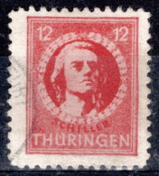 Germany Thuringia 1945 Single Stamp Issued In Fine Used - Gebraucht