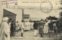 CASABLANCA  S M Moulay Hafid Au Sat El Makren  + Cachet Troupes D' Occupation Du Maroc Occidental RV - Casablanca